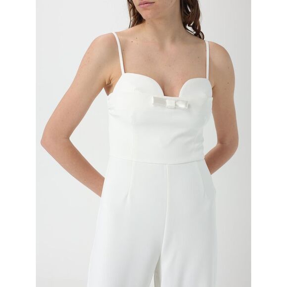 Elisabetta Franchi Jumpsuits Woman Yellow Cream